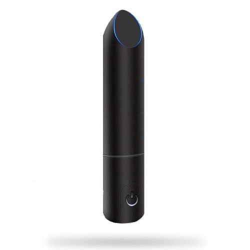 Rechargeable Mini Personal Massager with Precision Tip - Waterproof Travel Companion - Black, Without Lubrication Kit